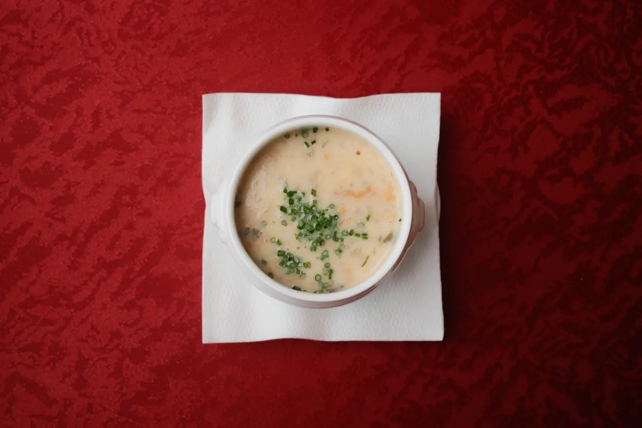 Chanterelle soup at Neubauschenke Vienna