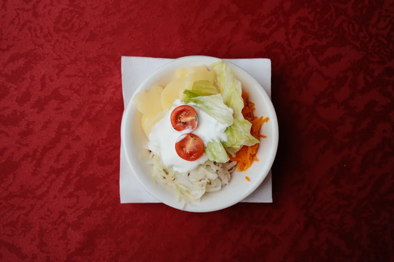 Mixed salad at Neubauschenke Vienna