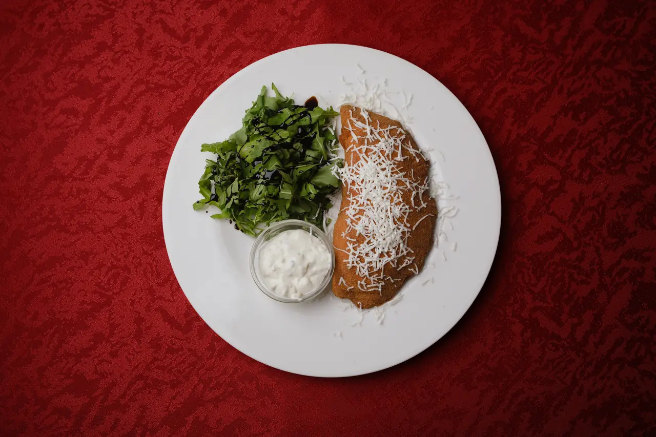 Erdäpfelschnitzel in der Neubauschenke Wien