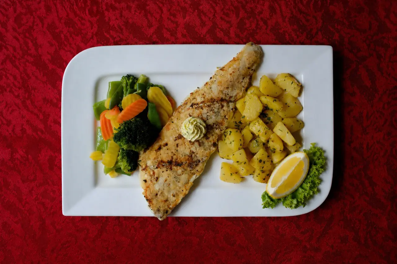 Zander gebraten in der Neubauschenke Wien