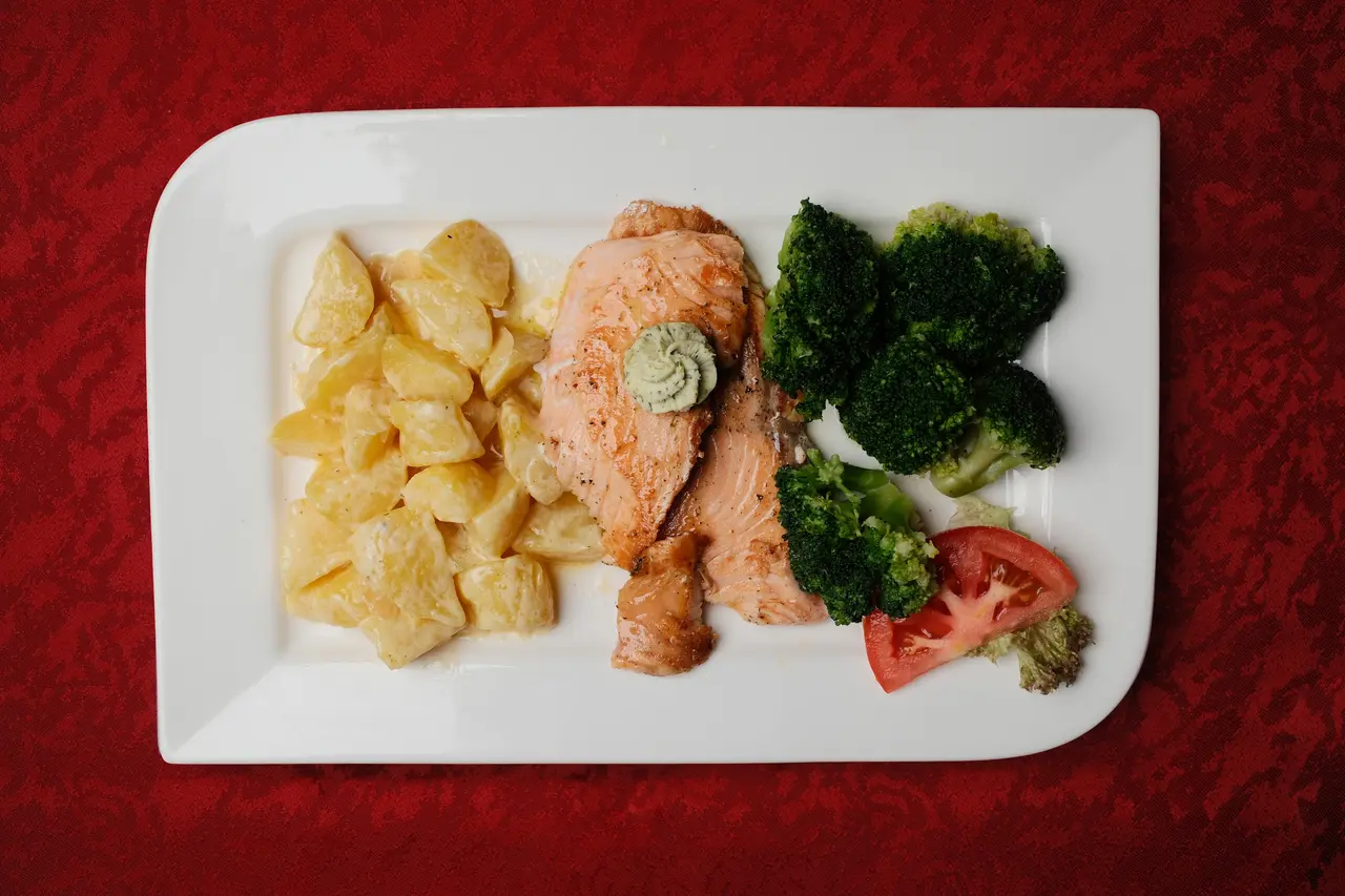 Lachsfilet gebraten in der Neubauschenke Wien