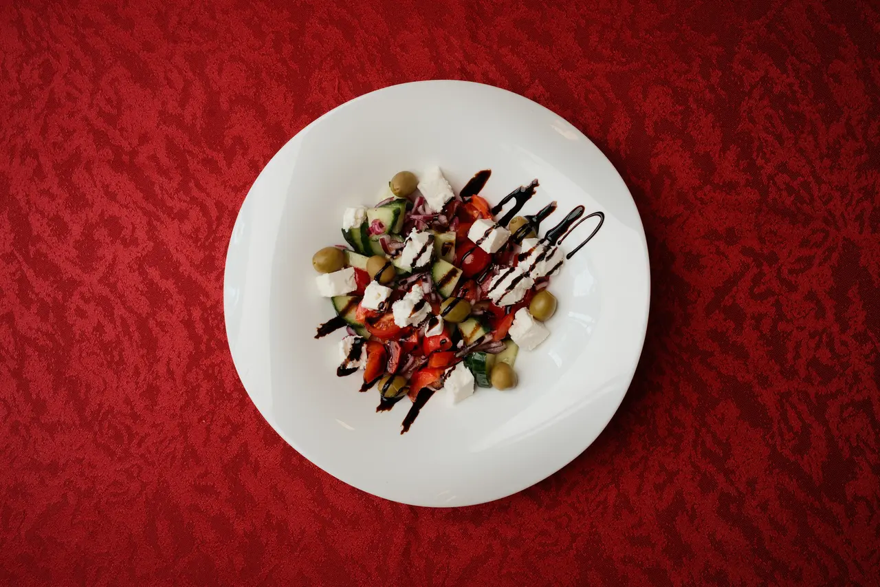 Griechischer Salat in der Neubauschenke Wien