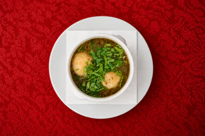 Eingemachte Gänsesuppe