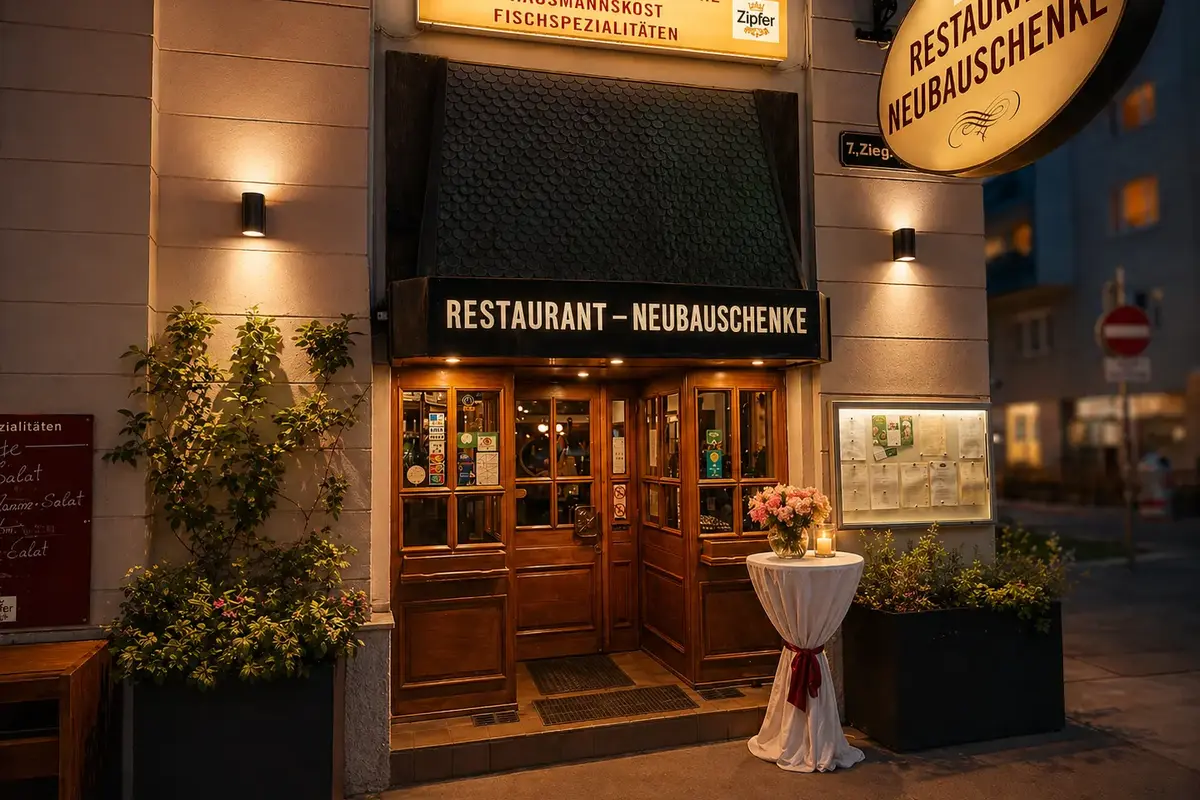Haupteingang - Willkommen in der Neubauschenke in der Neubauschenke Wien